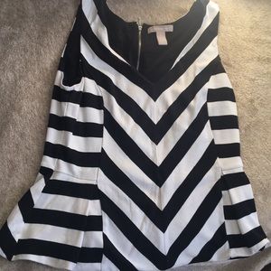 Banana Republic peplum tank.